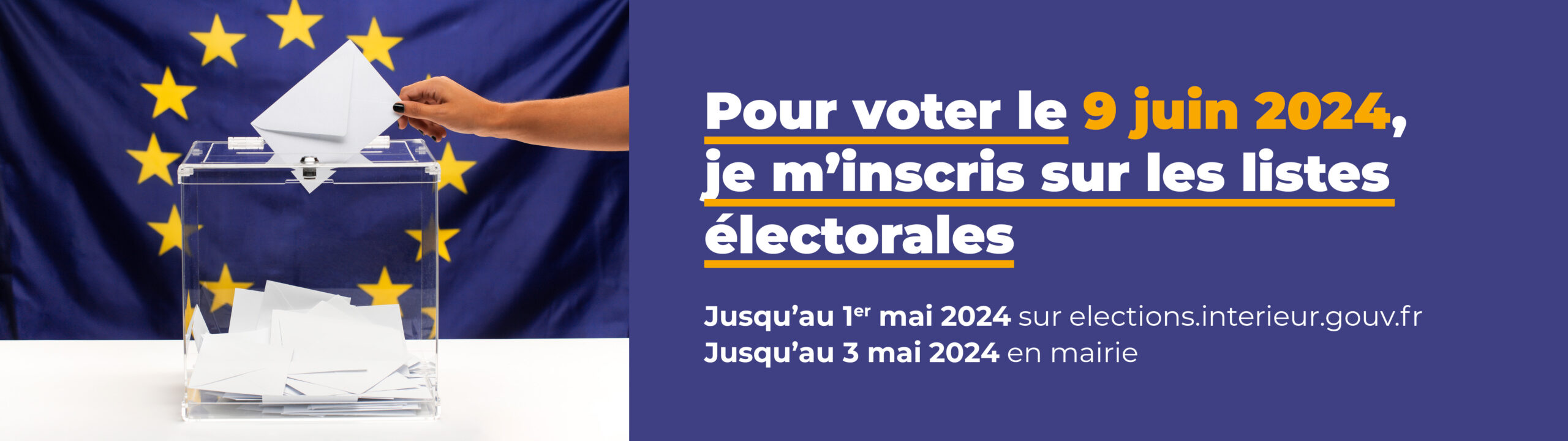 Bandeau de la page 'Élections européennes